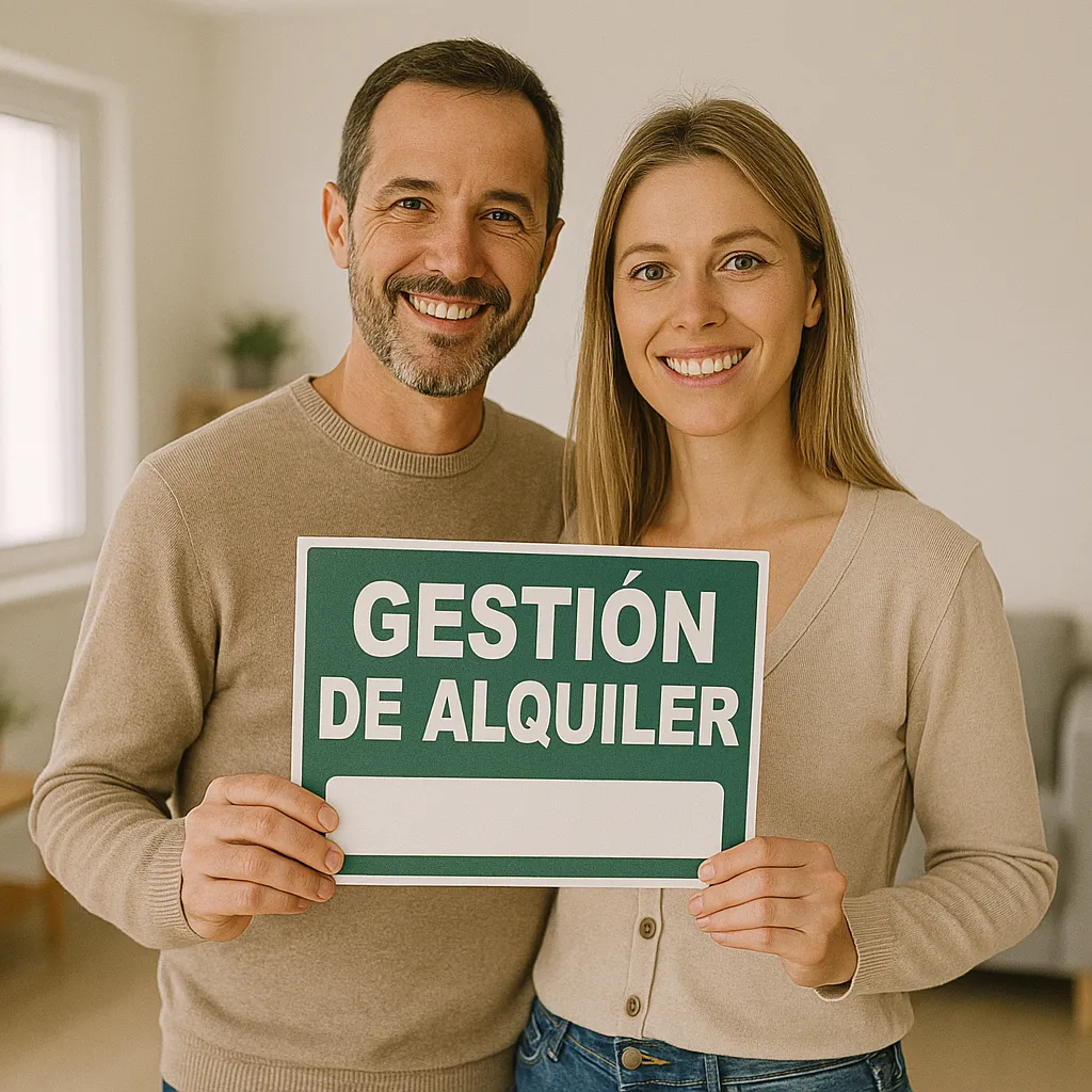 dos propietarios que ponen en alquiler su vivienda